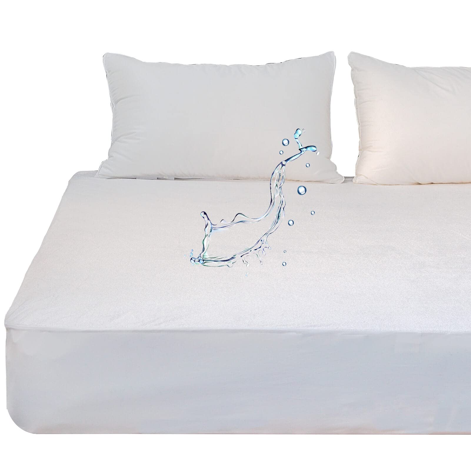 Waterproof RV Short Queen Mattress Protector for 60x75 Camper Bed Soft Soft Terry Matressprotector Quiet Breathable Fitted Matre