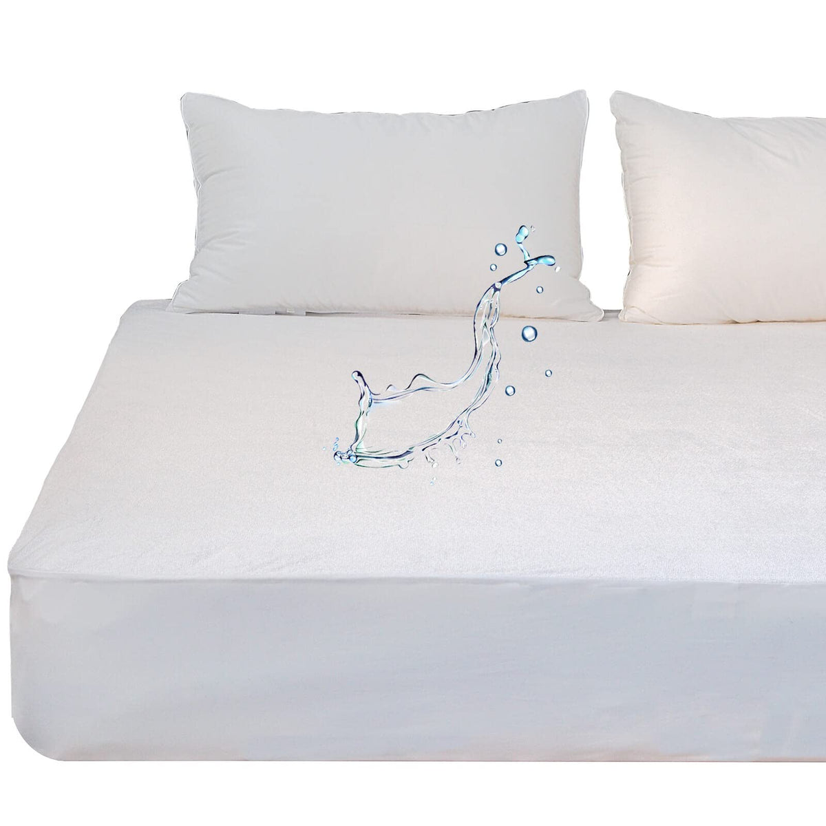 Waterproof Mattress Protector Twin - Premiun Terry Matressprotector Ultra Soft & Quiet, Breathable - Fitted Bed Mattress Cover
