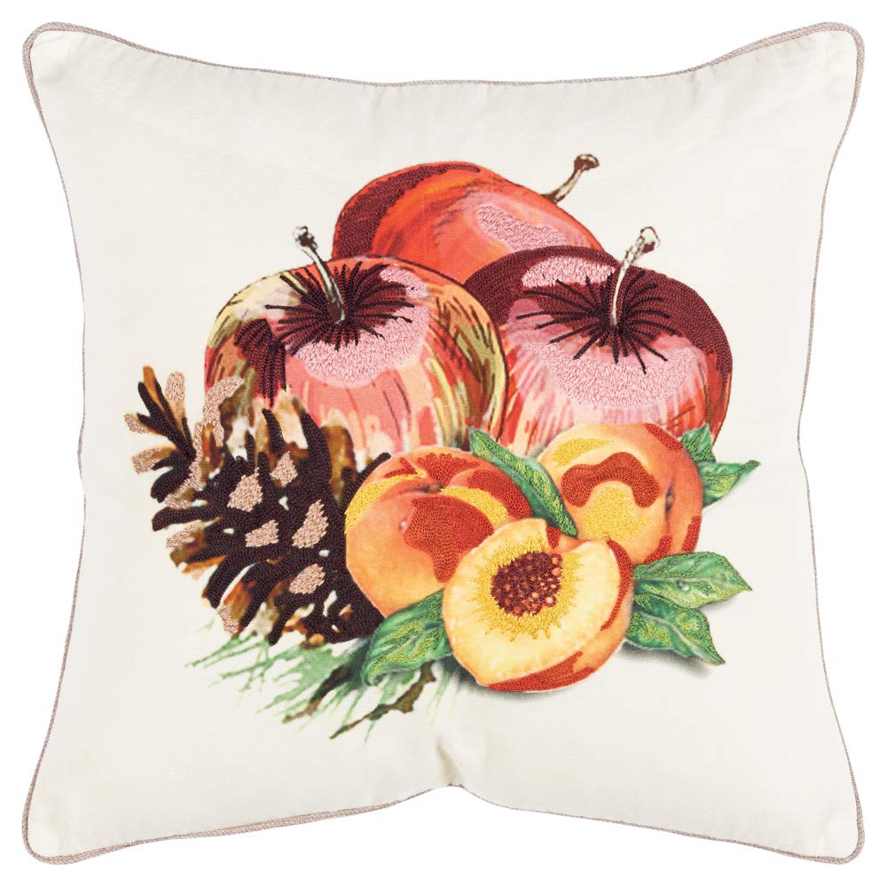 Rizzy Home 20&quot; x 20&quot; Cotton Duck Pillow Cover in Multi-Color