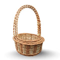Bhartiye Crafts Kashmiri Handmade Willow Wicker Basket | EcoFriendly Bamboo Wicker Storage Basket For Dining Table, Kitchen (Wi