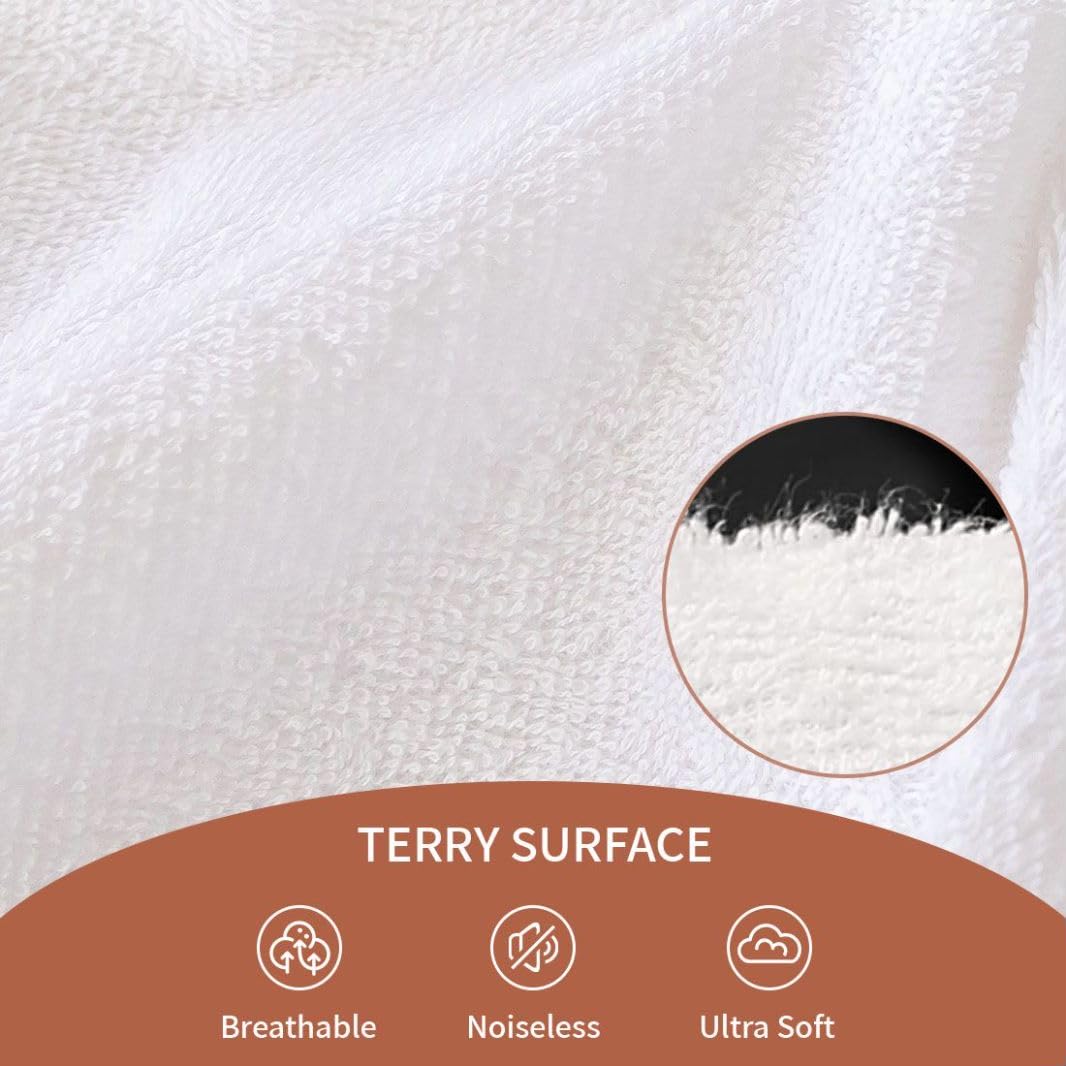 Flippeddream Terry Twin Xl Size 100% Waterproof Mattress Protector - Absorbent, Noiseless, And Fitted For 18'' Deep Pockets, Ter