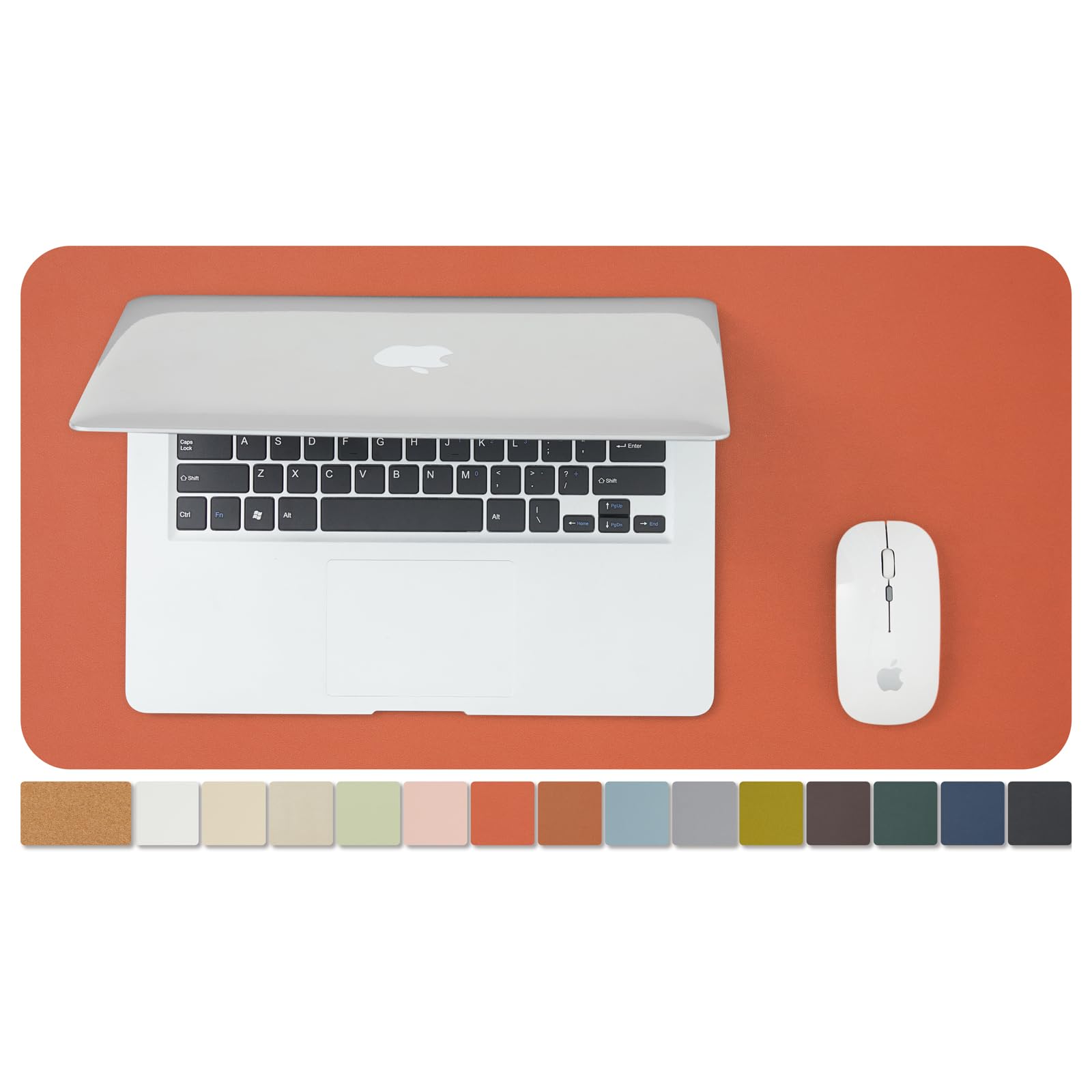 Compact Cork Desk Mat - Small Dual-Sided Desk Pad For Office And Home - Desk Organization And Accessories - Ideal For Large Mous