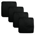 Flymei Patio Cushion Covers 25X25X5 Waterproof Outdoor Cushion Cover Replacement 4Packs Outdoor Seat Cushion Slipcover For Outdo