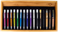Retro 51 Bamboo Desk Display 16-Pen Tray