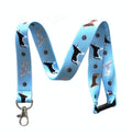 Siberian Husky Dog Breed Print Break Away Lanyard Key Chain Id Badge Holder