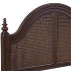 American Woodcrafters Rodanthe 82&Quot; W King Woven Wood Headboard In Tobacco Brown