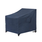 Patio Chair Covers Waterproof Uv Resistant Heavy Duty Outdoor Lounge Chair Straight Back Chair Cover, Grey, 33' W X 34' D X 32' H