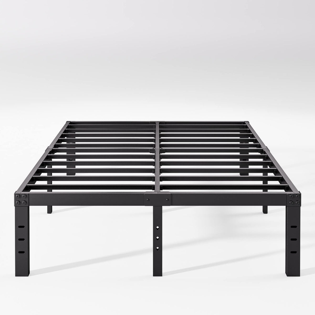 Neslime 14 Inch Queen Bed Frame No Box Spring Needed, Metal Platform Bed Frame Queen Size, Heavy Duty, Easy Assembly and Noise F