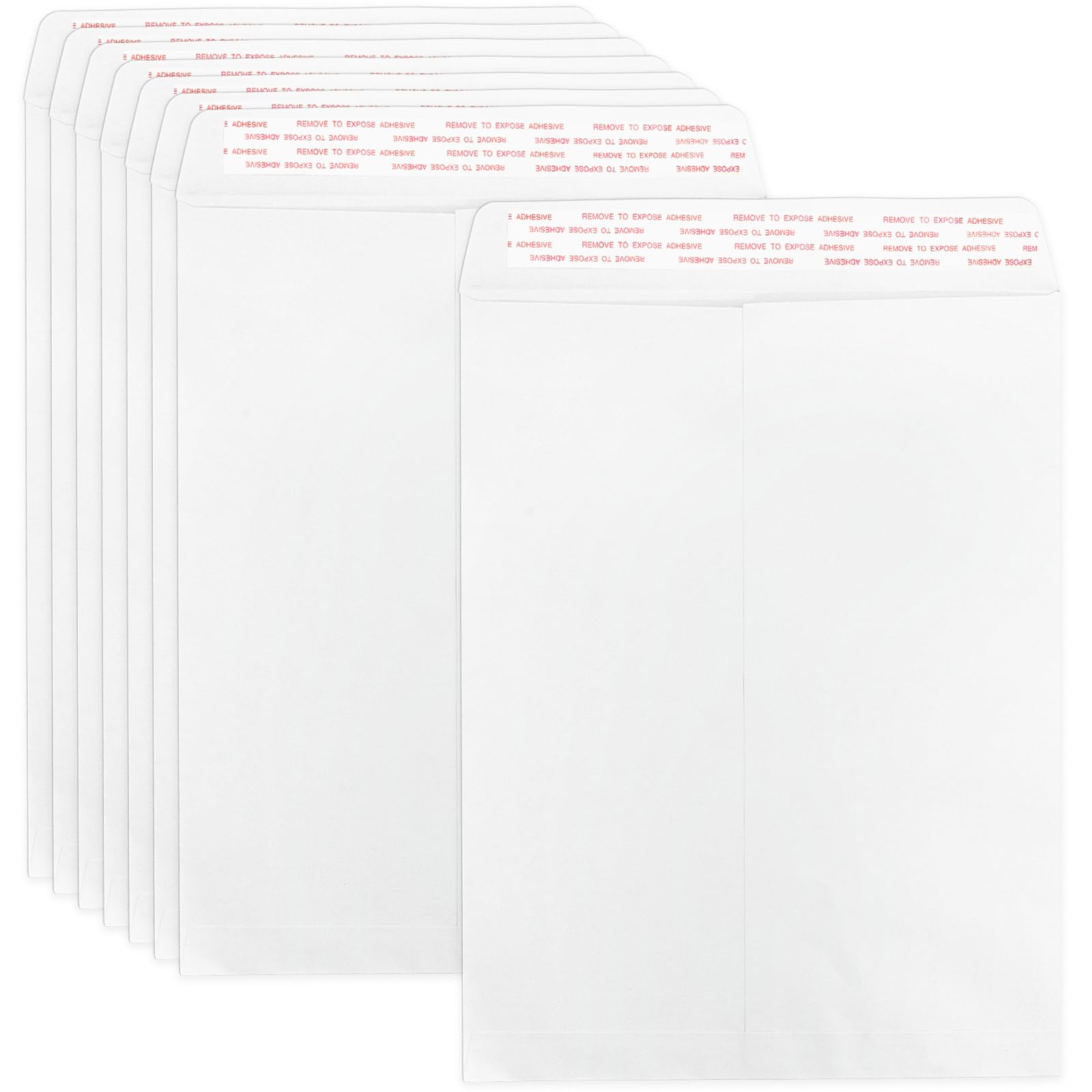 10X13 White Envelopes Self Seal 100 Pack, Goefun 80Gsm Paper Security Catalog Large Envelopes 10X13 With Peel And Seal Flap For