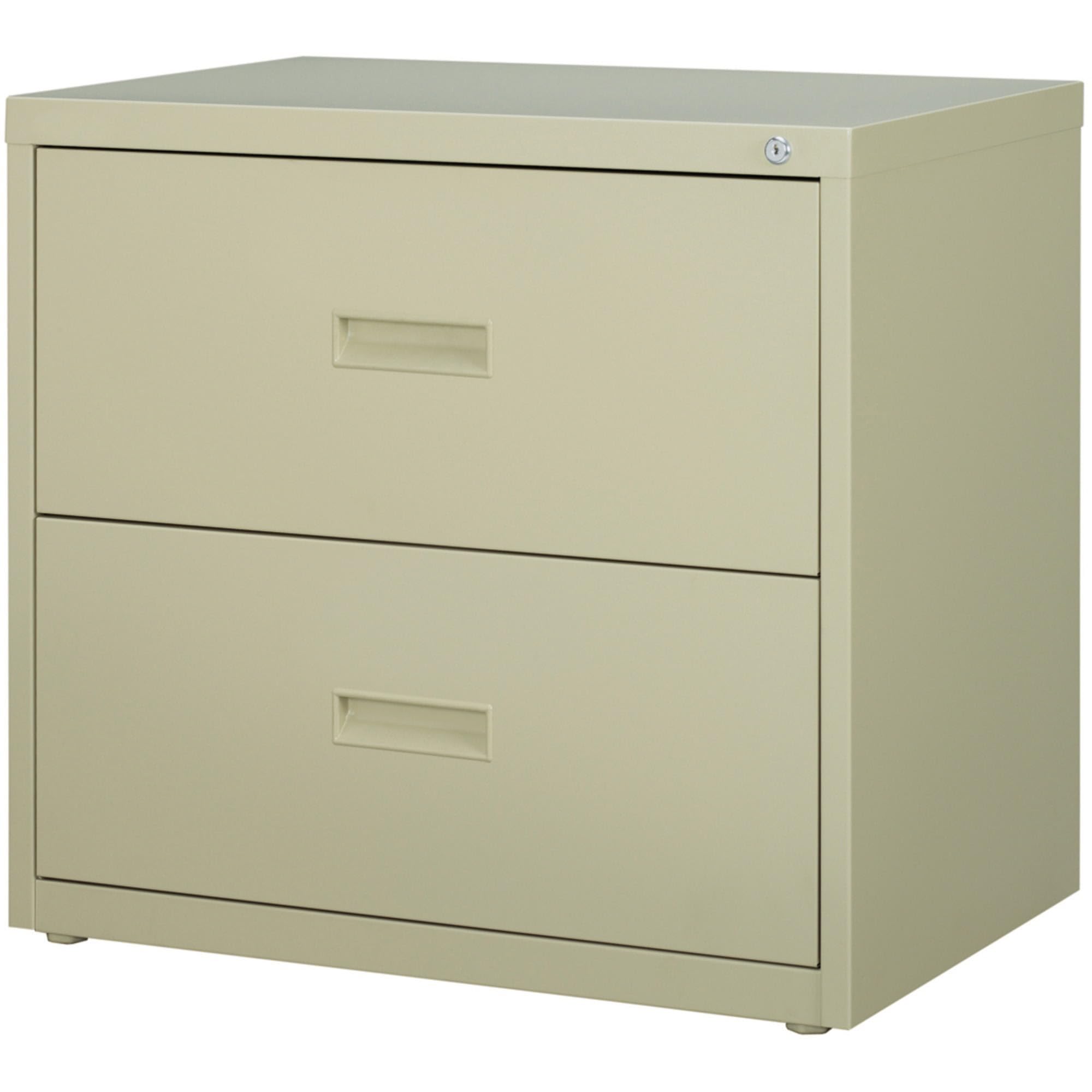 Lorell 2-Drawer Lateral File, 30 by 18-5/8 by 28-1/8-Inch, Putty