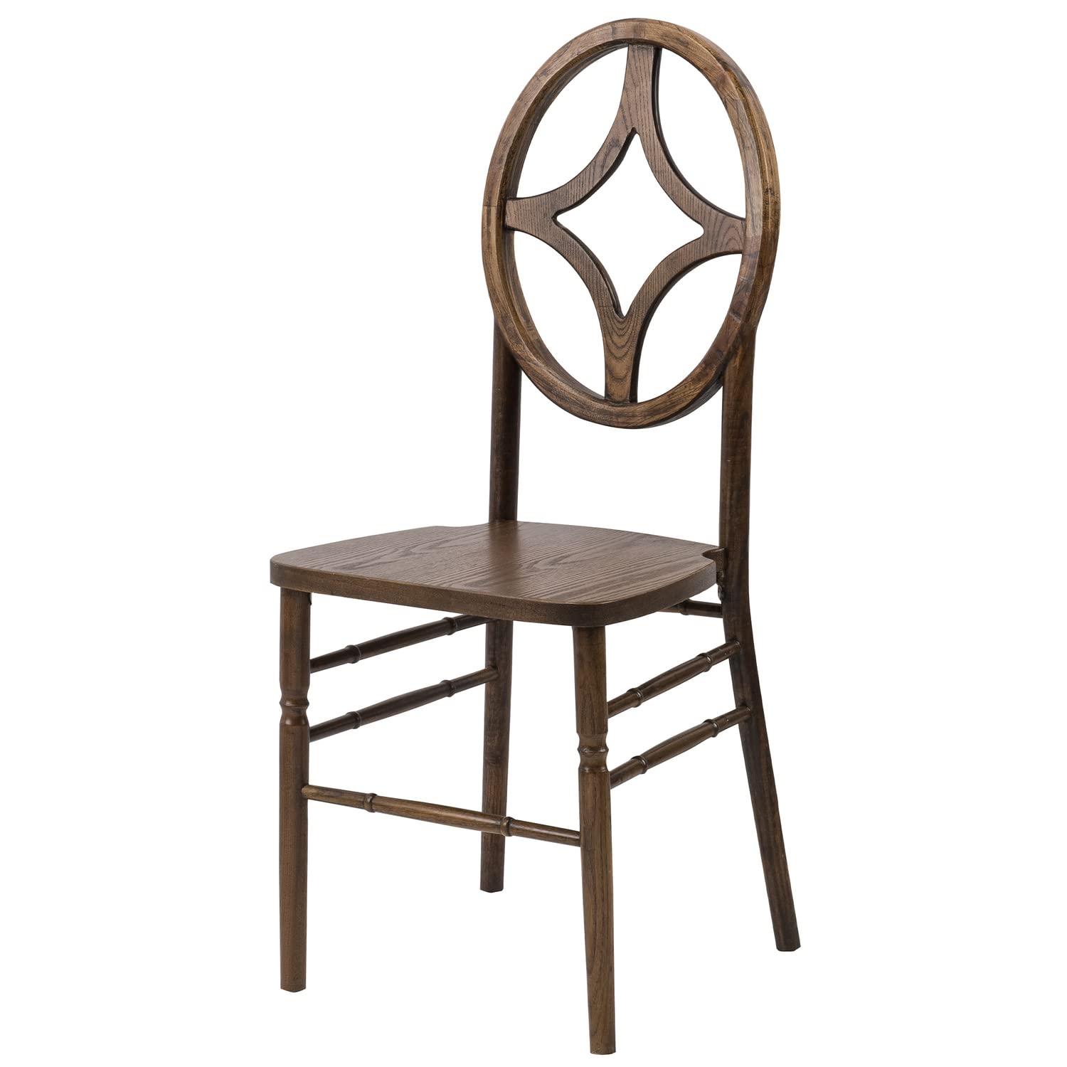 Commercial Seating Products Diamond Dark Walnut Wood Chairs