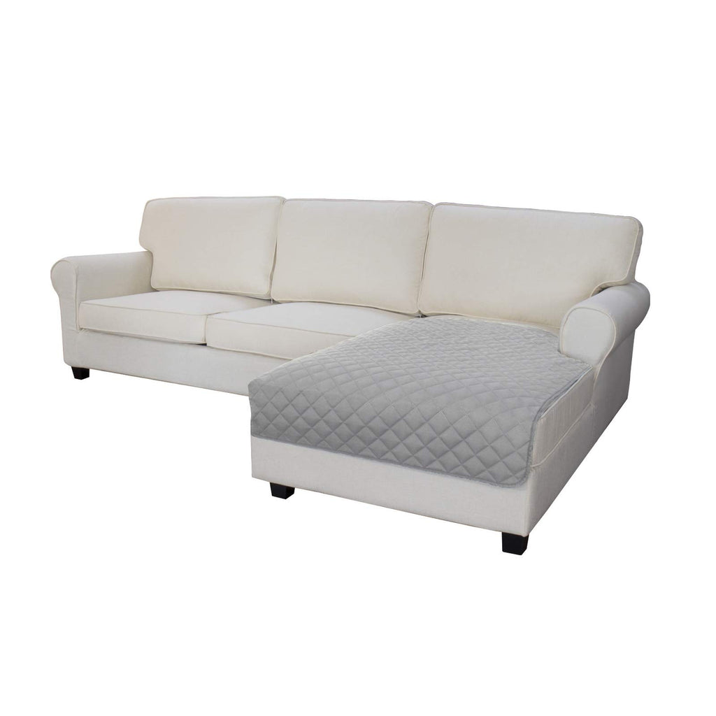 Easy-Going Sofa Slipcover L Shape Sectional Couch Cover 42 X 68 Inches Rectangular Chaise Lounge Cover Reversible Sofa Cover Fur