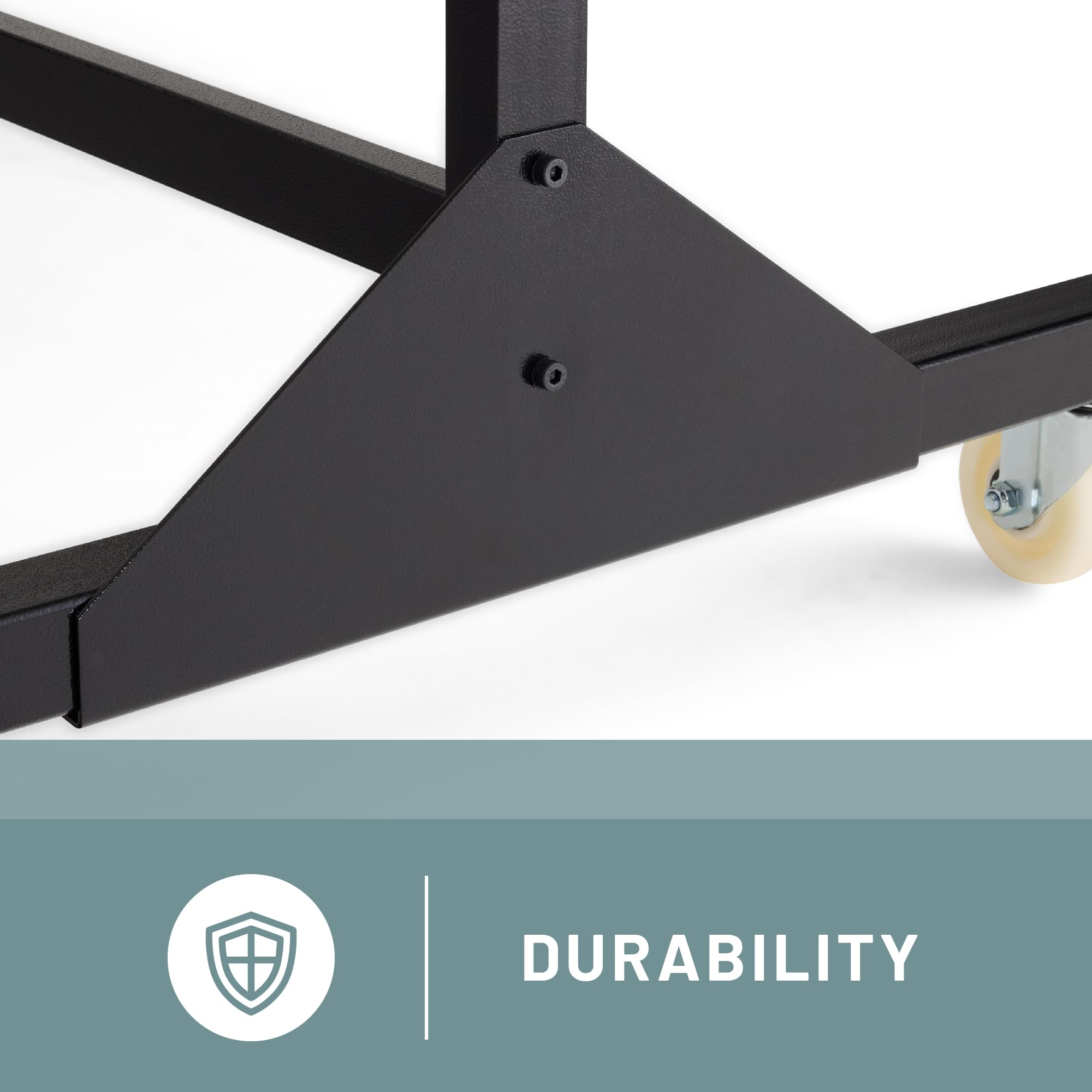 Safco Double Tier Chair Cart-Chair Cart,Double Tier,Holds 84,64-1/2&quot;X33-1/2&quot;X70-1/4&quot;,Bk