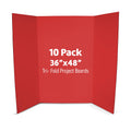 36 X 48 1 Ply Red Project Board Pack Of 10