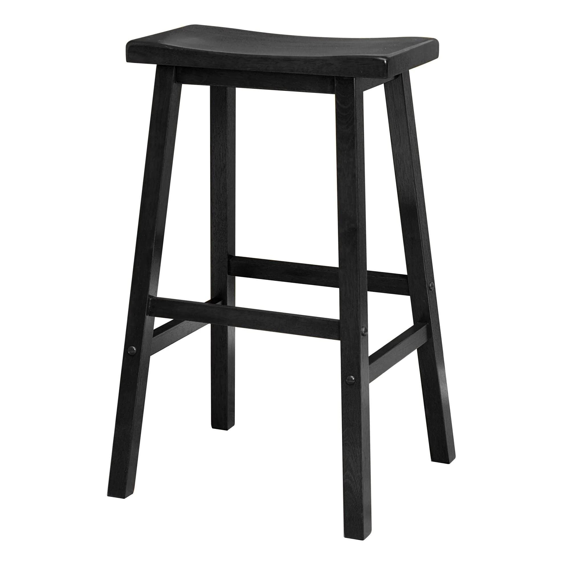 Stool Chair Wod Blk 29"H