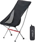 Naturehike Folding Camping Chair, Lightweight High Back Portable Compact Chair, Large Heavy Duty 330lbs for Adults, Hiking Camp 