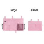 Surblue Bedside Caddy Hanging Bed Organizer Storage Bag Pocket For Bunk And Hospital Beds, College Dorm Rooms Baby Bed Rails, Ca