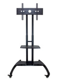 LUXOR FP2500 Adjustable-Height LCD/LED TV Stand + Mount, 40 to 60 Screen Size TVs, Stand 32.75W x 28.75D x 46.5 to 62.5H, Four 2