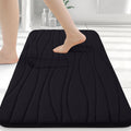 Home Brilliant Memory Foam Bathroom Rug Mat 17x24Inch, Extra Soft and Absorbent Bath Mats, NonSlip and Machine Washable Bath Ru