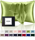 Inssl Silk Pillowcase For Women, Mulberry Silk Pillowcase For Hair And Skin And Stay Comfortable And Breathable During Sleep(Tea