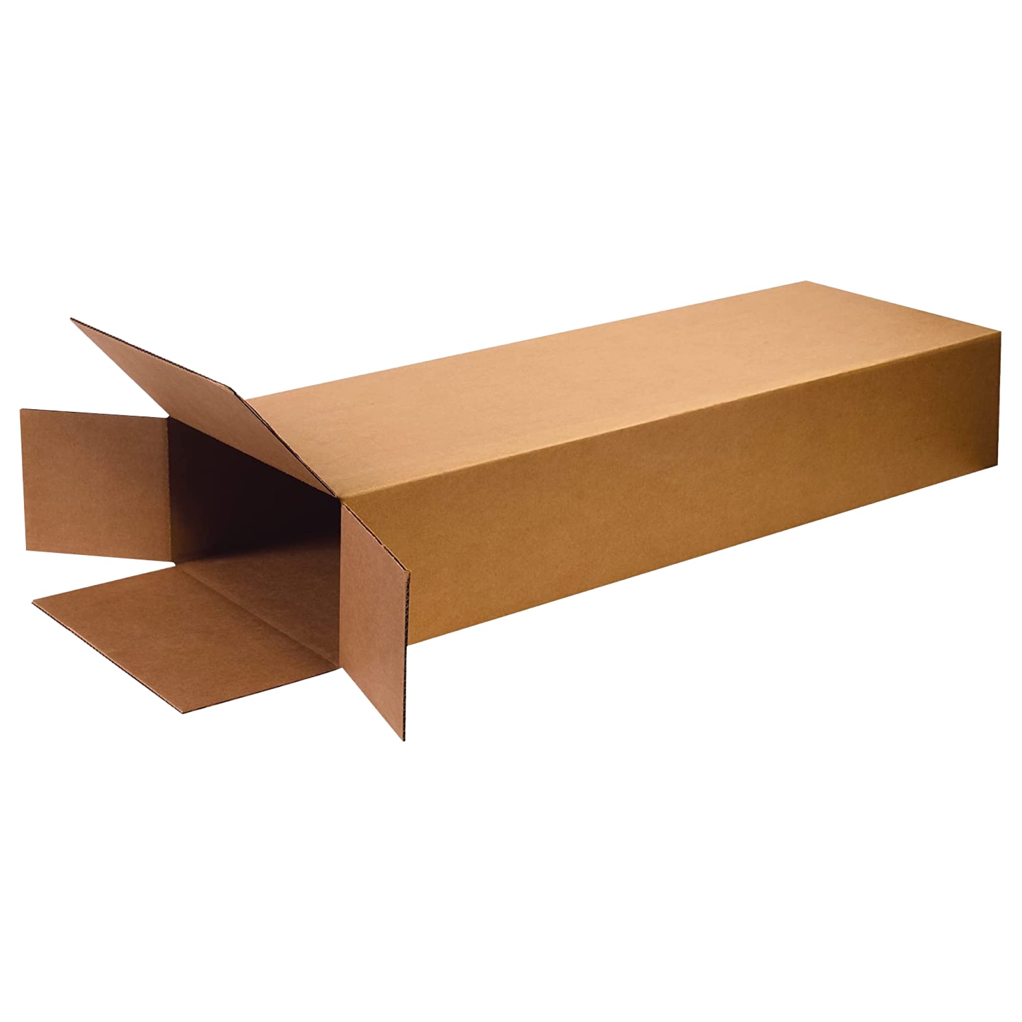 Partners Brand 18 X 6 X 45 Corrugated Cardboard Boxes, 18'L X 6'W X 45'H, Pack Of, 5 | Shipping, Packaging, Moving, Storage B