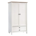 Sauder Cottage Road Armoire, Soft White finish