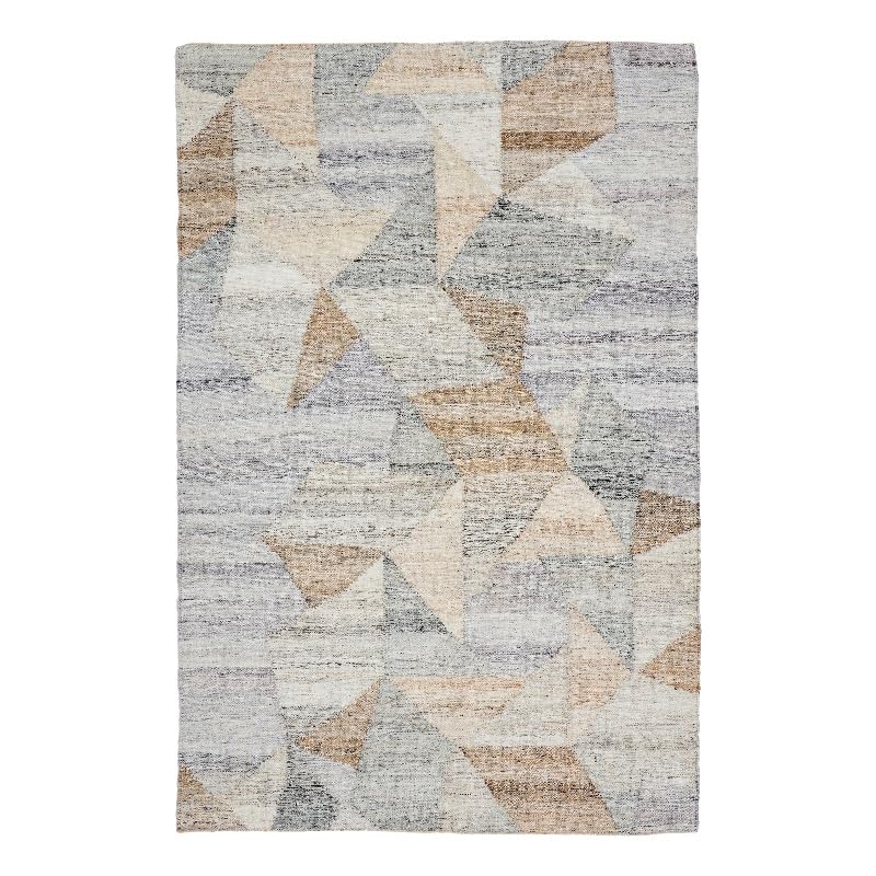 Kosas Home Tawas 60 x 96 Geometric Polyester Fabric Area Rug in Multi-Color
