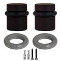 Design House 189332-Orb Cylindrical Door Stop, 2-Pack, Oil Rubbed Bronze