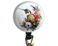 Wigspedia Watercolor Retractable Name Id Badge Holder Reel/Id Badge Holder - Hummingbird (Style#1) (Alligator Clip)