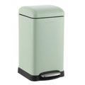 happimess HPM1012I Betty Retro Mini 3.2-Gallon Step-Open Trash Can, Fingerprint Resistant, Modern, Minimalistic for Home, Kitche