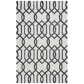 Rizzy Home Alora Decor Berlin 5' X 8' Trellis Grey/Gray/Rust/Blue Hand-Tufted Area Rug