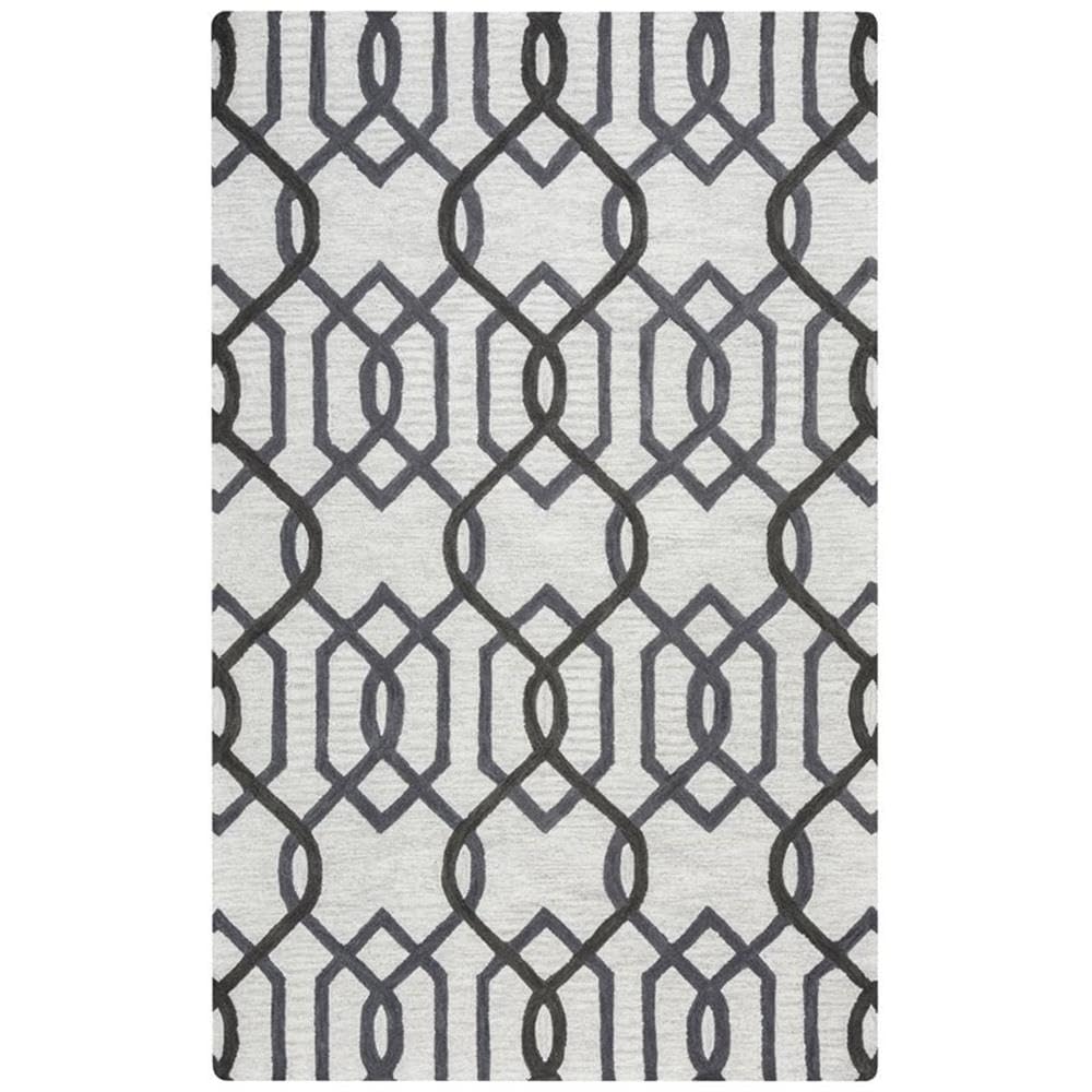 Rizzy Home Alora Decor Berlin 10' X 14' Trellis Grey/Gray/Rust/Blue Hand-Tufted Area Rug