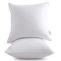 Oubonun 16 X 16 Pillow Inserts (Set Of 2) - Throw Pillow Inserts With 100% Cotton Cover - 16 Inch Square Interior Sofa Pillow In