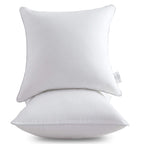 Oubonun 20 X 20 Throw Pillow Inserts (Set Of 2) With 100% Cotton Cover - 20 Inch Square Interior Decorative Sofa Pillow Insert P