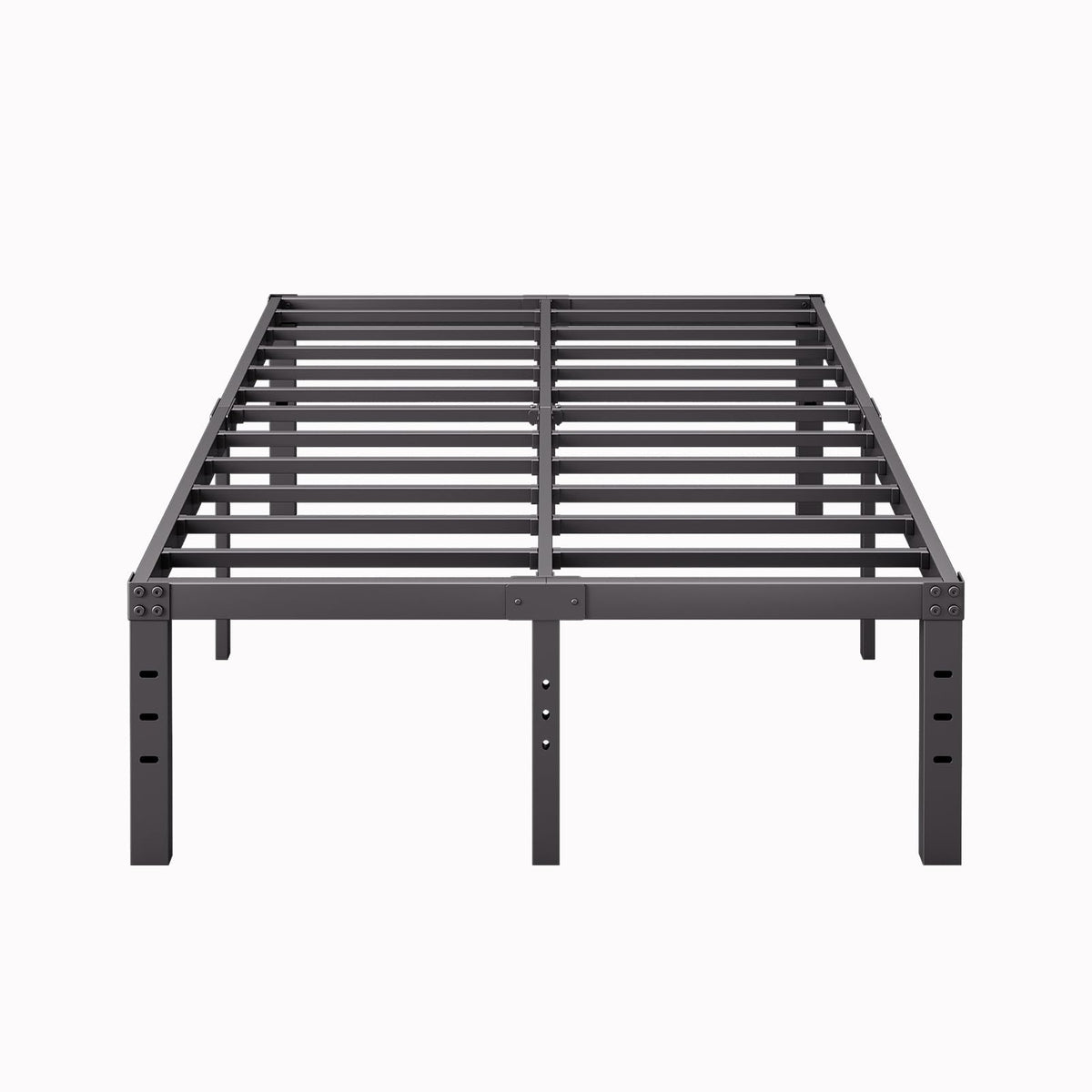Furnitui 16 Inch High Metal Queen Bed Frame, Platform Bed Frame Queen Size No Box Spring Needed, Easy Assembly, Noise Free, Stur