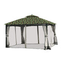 Garden Winds Replacement Canopy for The Windsor Gazebo - Standard 350 - Camo Green