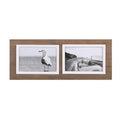 UMICAL 4x6 Picture Frame 2-Opening Solid Wood Collage Picture Frames Vintage Style Distressed Photo Frames with Real Glass for T