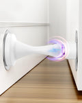 Magnetic Door Stoppers Door Catch - 1 Pack Stainless Steel Heavy Duty Door Stops For Bottom Of Door, Wall & Floor Mounting No-Dr