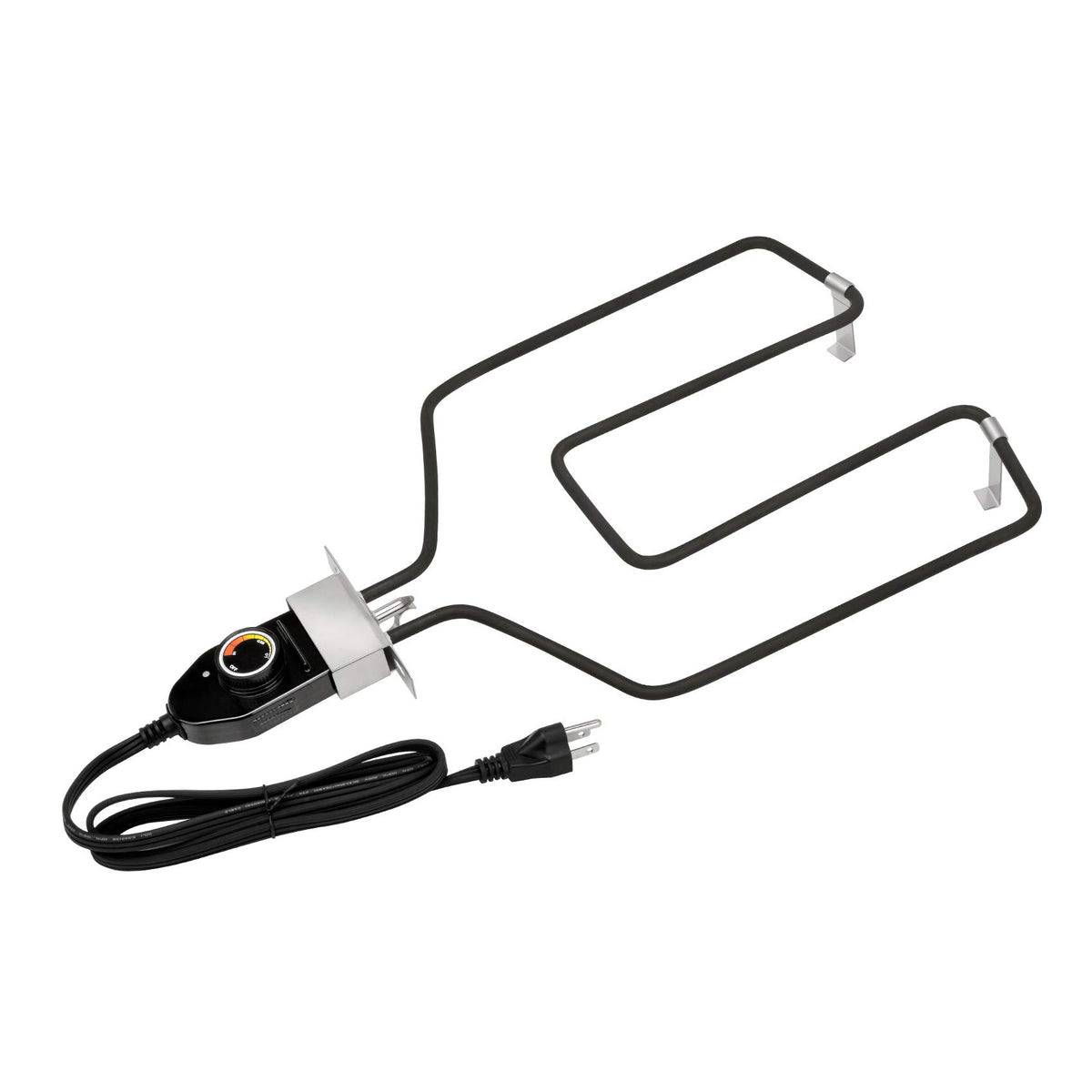 Stanbroil Replacement Part Electric Smoker And Grill Heating Element With Adjustable Thermostat Cord Controller For Most Smokers