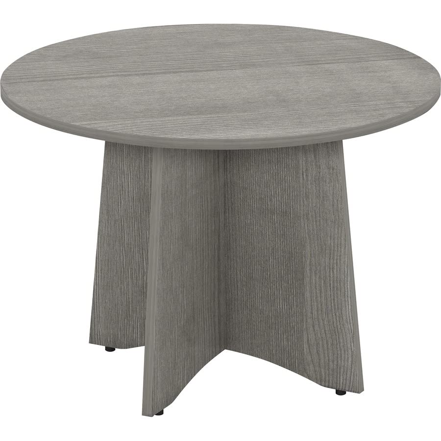 Lorell Weathered Charcoal Round Conference Table