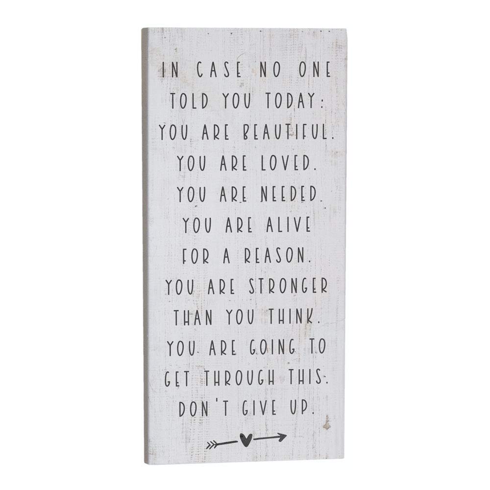 Simply Said Inspire Boards - You Are Going To Get Through This, Dont Give Up    - Inspiring and Supportive Sign For Friend or Re