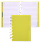 Talia Discbound Notebooks, Planner, Customizable, (Verdant Green, Junior (5.5In X 8.5In))