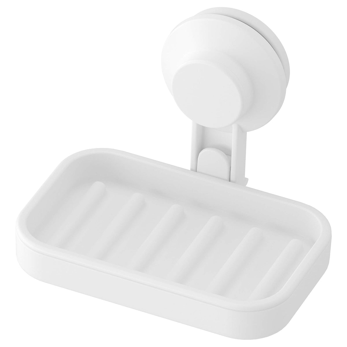 IKEA TISKEN Soap Dish with Suction Cup, White
