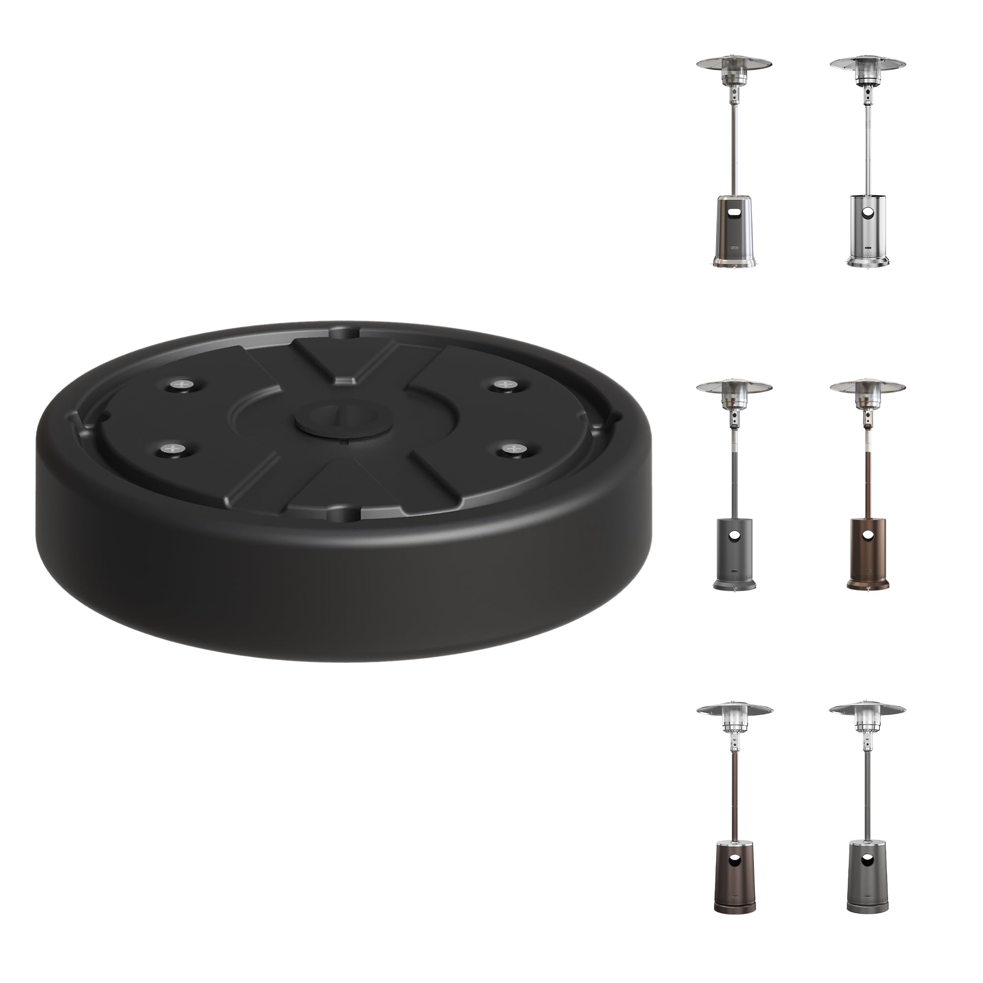 East Oak Patio Heater Sand Box/Water Box As Patio Heater Accessory, Maximum Capacity 26.45 Lbs. Used To Increase The Stability O