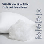 Miulee 24X24 Inches Pillow Inserts Pack Of 2, Decorative Throw Pillow Inserts For Couch