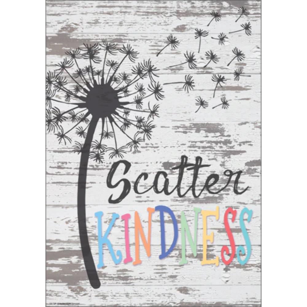 Teacher Created Resources Scatter Kindness Positive Poster, 13-3/8'' X 19''