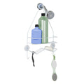 Zenna Home Zenna HomeOver The Shower 2 ShelvesWhite Over-The-Showerhead Caddy, 1 Shelf and Soap Dish, White