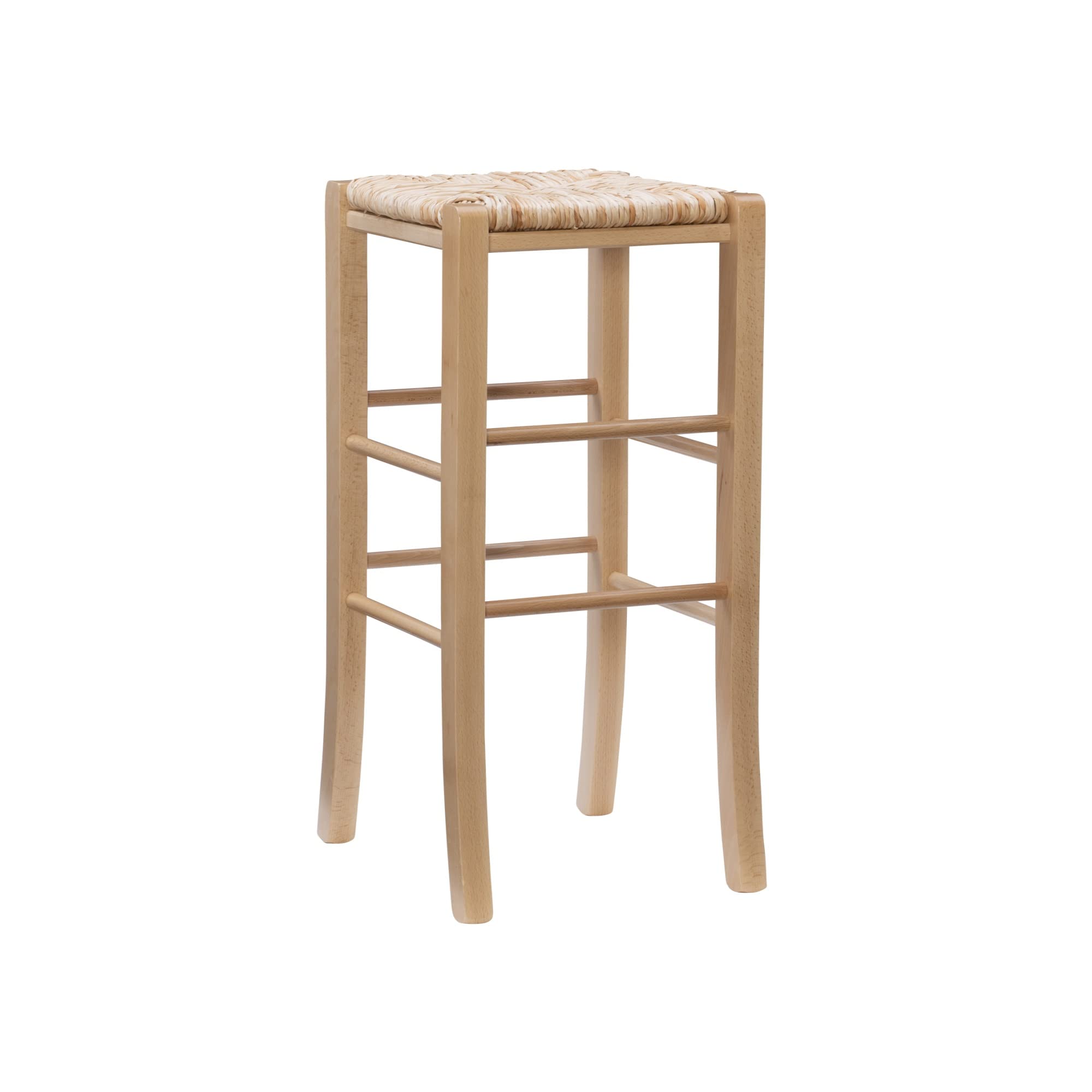 Gianna Backless Barstool Natural Set Of 2