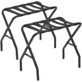 AMHANCIBLE Luggage Rack, Foldable Suitcase Stands Set of 2, Metal Luggage Holder for Guest Room, Bedroom, Hotel, Holds up to 110
