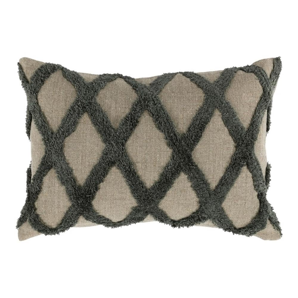 Kosas Home Evangeline 14X20 Transitional Fabric Throw Pillow In Forest Green